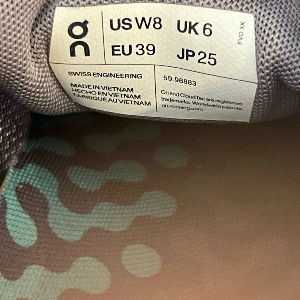 On Running women’s Charcoal and Beige Athletic Shoes